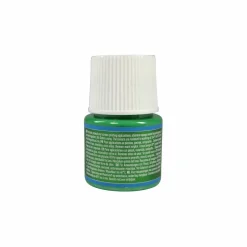 PÉBÉO - Peinture textile setacolor opaque effet métallique - chlorophylle - 45 ml