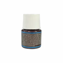 PÉBÉO - Peinture textile setacolor opaque effet métallique - chocolat - 45 ml