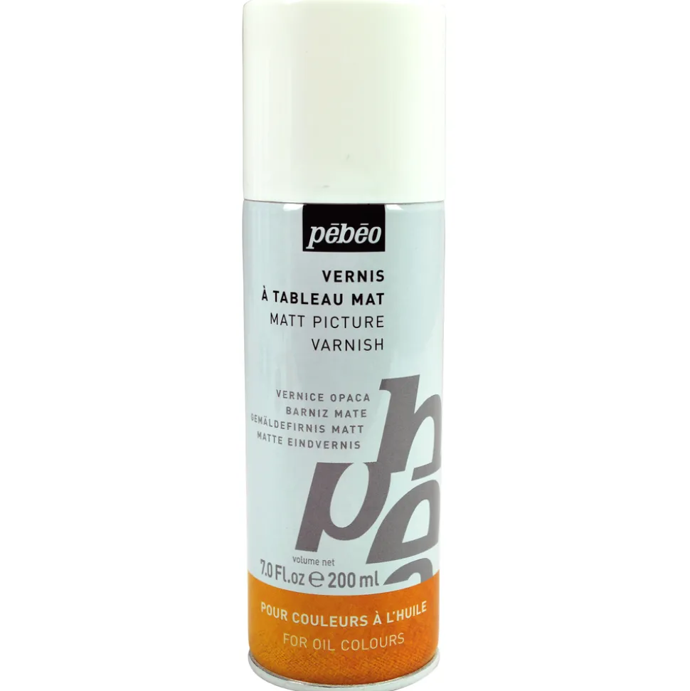PÉBÉO - Vernis à tableau mat (phase solvant), l'aérosol de 200ml