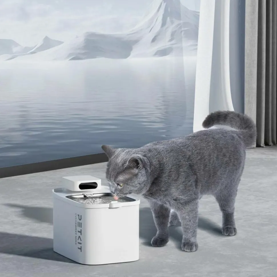 PETKIT - Eversweet max fontaine à eau connectée pour animaux, 3l, 83jours d'autonomie