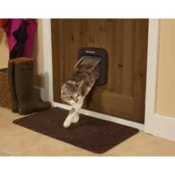 PETSAFE - - chatiere a puce électronique 22 x 23.9 cm - brun