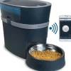 PETSAFE - - distributeur de croquettes automatique connecté smart feed pour chien/chat, avec minuterie, bol en acier inoxydable,