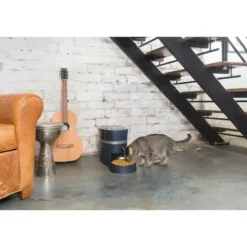 PETSAFE - - distributeur de croquettes automatique connecté smart feed pour chien/chat, avec minuterie, bol en acier inoxydable,