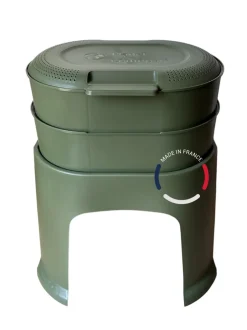 PLANET COMPOST - Lombricomposteur Magic Lombric avec 2 bacs à compost - 28 l