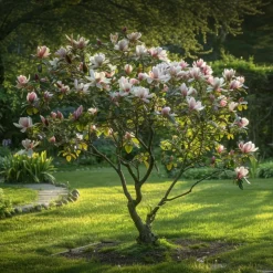 PLANT IN A BOX - Arbre à tulipes - set de 3 - magnolia - hauteur 25-40cm - ⌀9cm