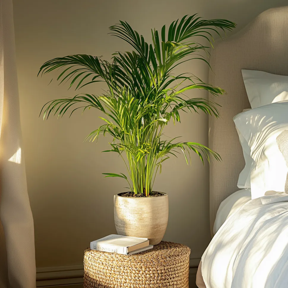 PLANT IN A BOX - Palmier areca - set de 2 - dypsis lutescens - hauteur 60-70cm - ⌀17cm