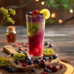 PLANT IN A BOX - Plantes fruitières - set de 4 - actinidia, vaccinium, lycium - h25-40cm - ⌀9cm