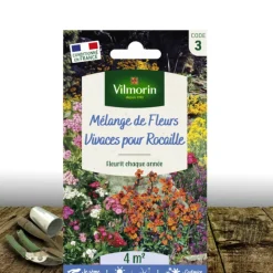 PLANTES AVENUE - Graines en mélange de fleurs - vivaces pour rocailles/[-]sachet - 4 m²