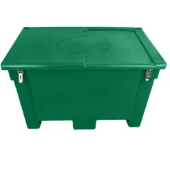 PLAST&AMP;AMP;#039;UP ROTOMOULAGE - Bac de stockage de denrées animales/multi-usages 200l avec grenouillères