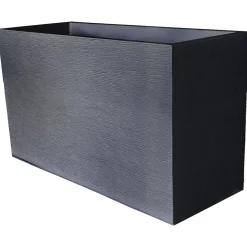 POETIC - Jardinière Graphit en plastique gris anthracite - 99,5x39x60 cm