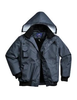 PORTWEST - Blouson bomber 4 en 1 couleur : marine taille xl - portwest