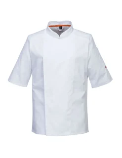 PORTWEST - Veste de cuisinier maille pro s/s couleur : blanc taille xxxl - portwest