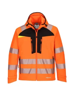 PORTWEST - Veste softshell hv dx4 - taille 6xl - orange/noir - portwest