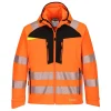 PORTWEST - Veste softshell hv dx4 couleur : orange/noir taille l - portwest
