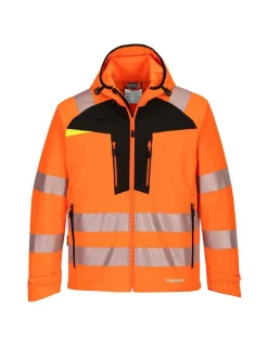 PORTWEST - Veste softshell hv dx4 couleur : orange/noir taille l - portwest