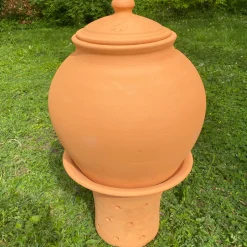 POTERIE JAMET - Base + corps + couvercle du lombricomposteur à étages (lisse ou motif)