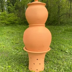 POTERIE JAMET - Base + corps + tête + couvercle du lombricomposteur à étages (lisse ou motif)