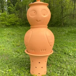 POTERIE JAMET - Base + corps + tête + couvercle du lombricomposteur à étages (lisse ou motif)