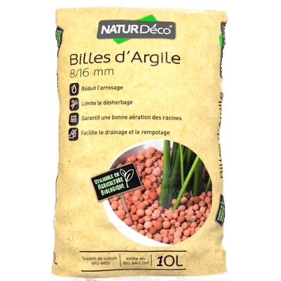 PRODUIT SANS MARQUE - Bille d'argile 8/16 en sac de 10 l