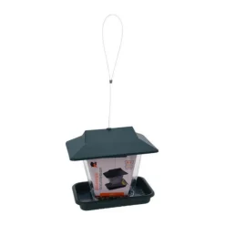 PROGARDEN - Maison oiseau gamelle polypropylène (20 x 14 x 18 cm)