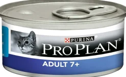 PROPLAN - Patee chat adult 7+ mousse thon - purina proplan 24*85 g