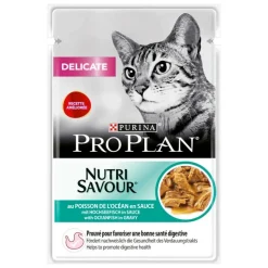 PROPLAN - Patee chat delicate sauce adult poisson - purina proplan 26*85 g