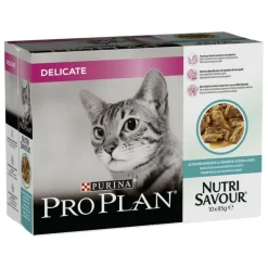 PROPLAN - Patee chat delicate sauce adult poisson - purina proplan 26*85 g