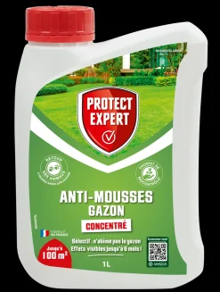 PROTECT EXPERT - Protect expert anti-mousses gazon - 1l - jusqu'à 100m² - sélectif - ef