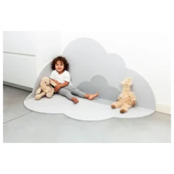 QUUT - Grand tapis de jeu nuage gris perle