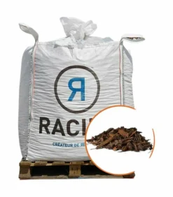 RACINE - Paillage écorce de pin sylvestre 20/40mm, big bag 1m3 - pro67