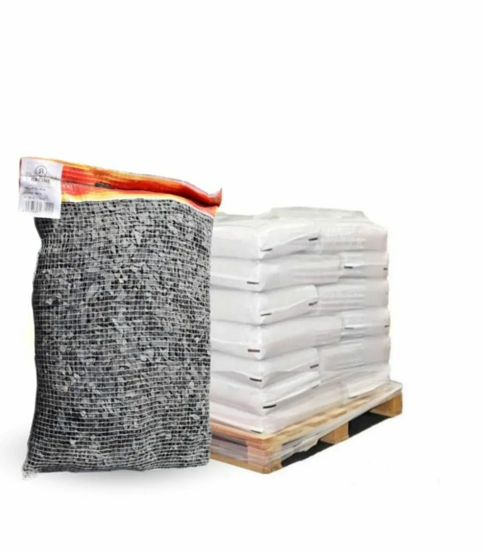 RACINE - Paillage minéral ardoise noire 6/14mm, 30 filets de 20 kg - f-pai081-30x20