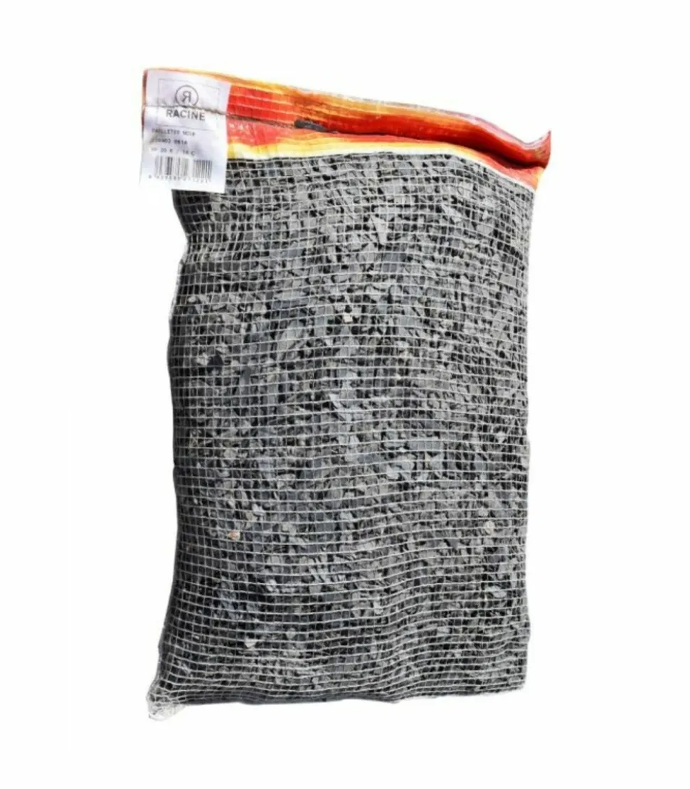 RACINE - Paillage minéral ardoise noire 6/14mm, 30 filets de 20 kg - f-pai081-30x20
