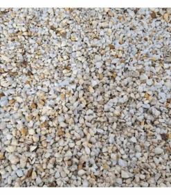 RACINE - Paillage minéral gravier marbre blanc 8-12mm, big bag 500 kg - f-pai065