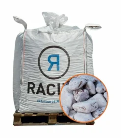 RACINE - Paillage minéral galet marbre rouge 25-40mm, big bag 500 kg - f-pai073