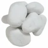 RACINE - Paillage minéral galet marbre blanc carrare 25-40mm, sac 25 kg - f-pai008