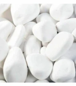 RACINE - Paillage minéral galet marbre blanc carrare 25-40mm, sac 25 kg - f-pai008