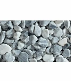 RACINE - Paillage minéral galet marbre ice blue 25-40mm, big bag 500 kg - f-pai012