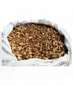 RACINE - Paillage mulch végétal plaquette forestière, x1 sac de 50 l - kom24