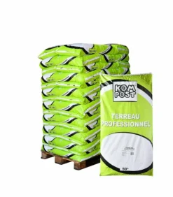 RACINE - Terreau plantation enrichi en tourbe, 24 sacs de 50 litres - pro414-24x50