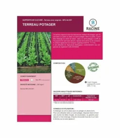 RACINE - Terreau potager, 24 sacs de 50l - pro218-24x50