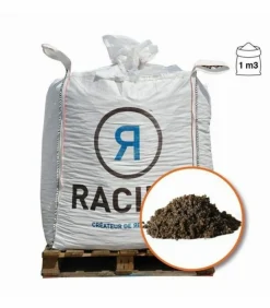RACINE - Terreau substrat pour regarnissage gazon pour sol sportif big bag 1 m3