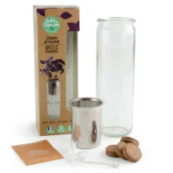 RADIS ET CAPUCINE - Jardin autonome d'aromates pour faire pousser du basilic pourpre bio