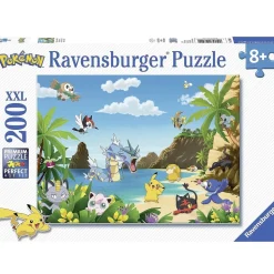 RAVENSBURGER - Puzzle 200 pièces xxl - ravensburger - attrapez-les tous ! - pokémon - dessins animés et bd