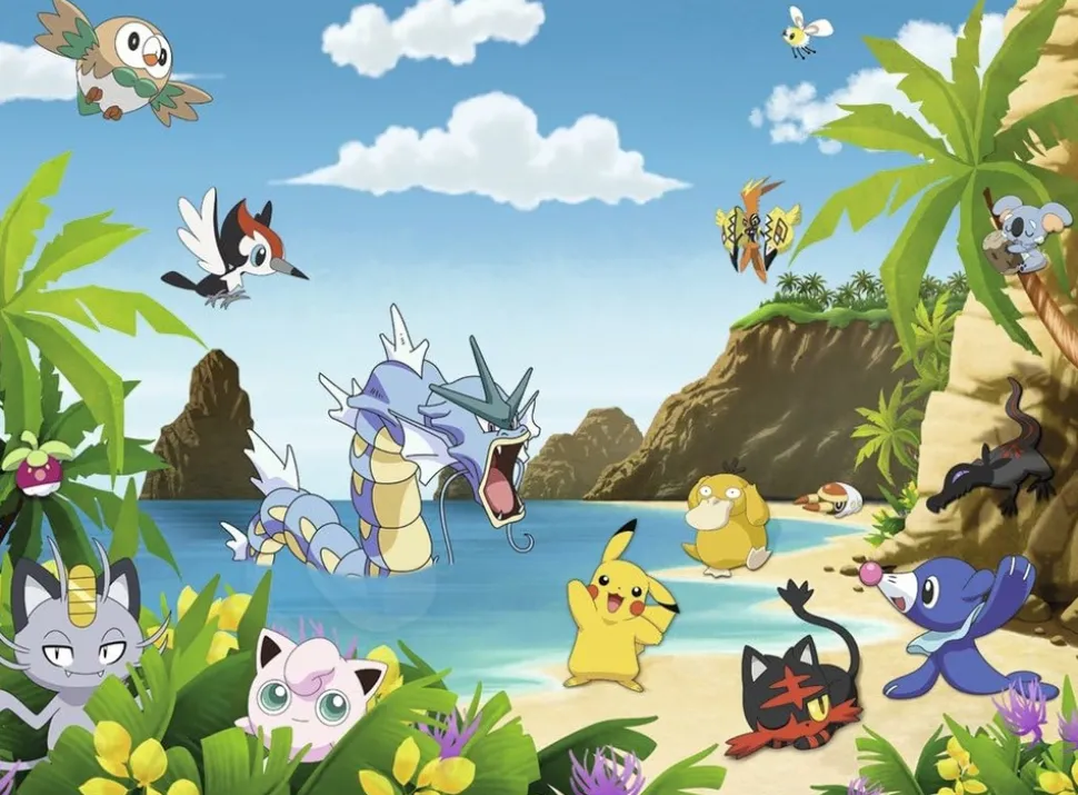 RAVENSBURGER - Puzzle 200 pièces xxl - ravensburger - attrapez-les tous ! - pokémon - dessins animés et bd