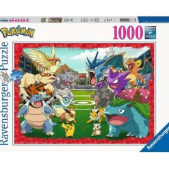 RAVENSBURGER - Puzzle affrontement des pokémon 1000 pcs