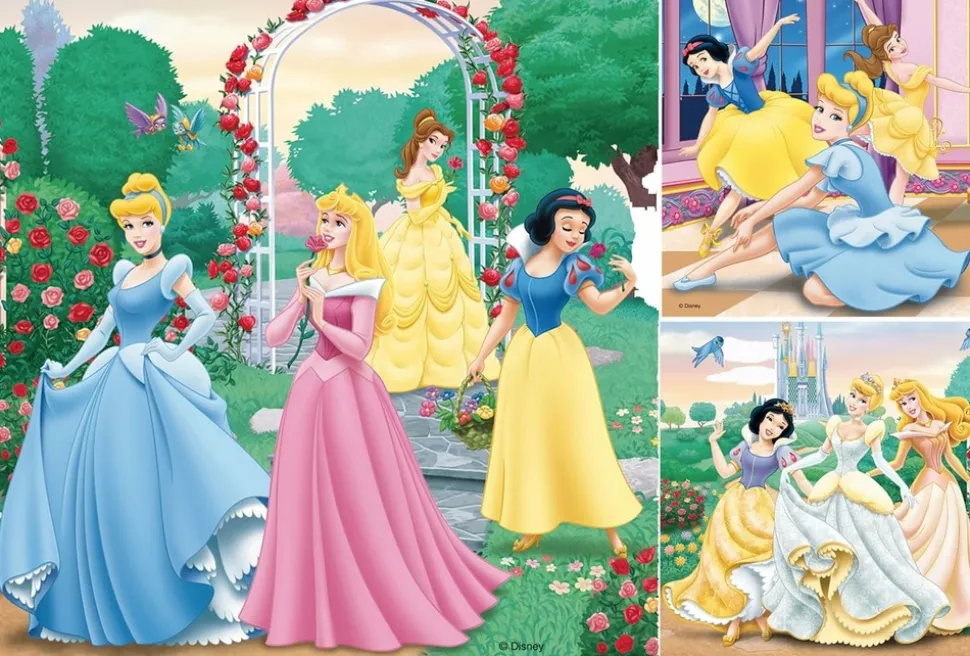 RAVENSBURGER - Puzzle rêves de princesses disney 3x49 pcs