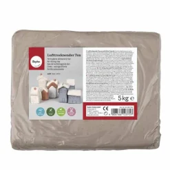 RAYHER - Argile séchant à l'air de 5 kg couleur blanc