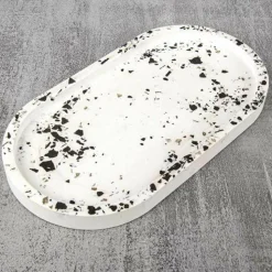 RAYHER - Kit de création mini plateau en résine terrazzo