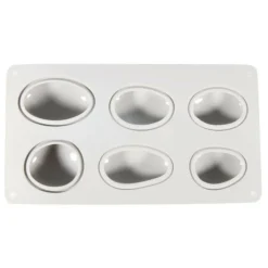 RAYHER - Moule en silicone 6 cailloux et galets 14,5 x 26 x 3,5 cm