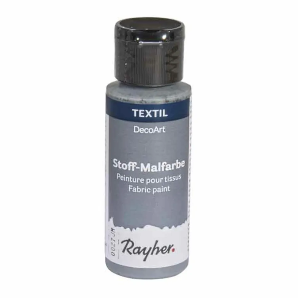 RAYHER - Peinture pour tissus 59 ml - gris